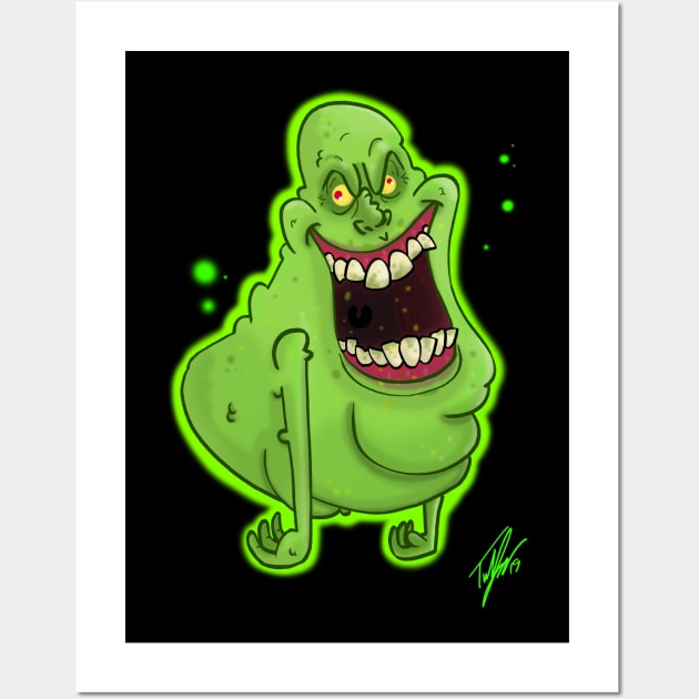 Slimer Wall Art by Tuckerjoneson13